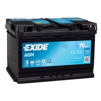 EXIDE Start-Stop AGM 70R EK700 760A 278х175х190