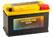 Аккумулятор AlphaLINE AGM SA 58020 80R 80Ач 800А обр. пол.