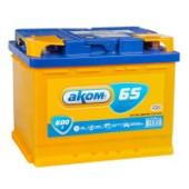 Аккумулятор АКОМ 65L 65Ач 600А прям. пол. Аккумулятор АКОМ 65L 65Ач 600А прям. пол.